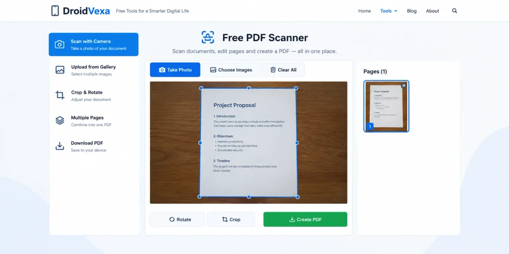 Best Free PDF Scanner App For Android online